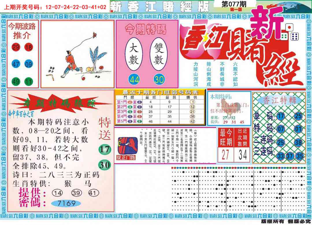 077期新香江赌经A[图]